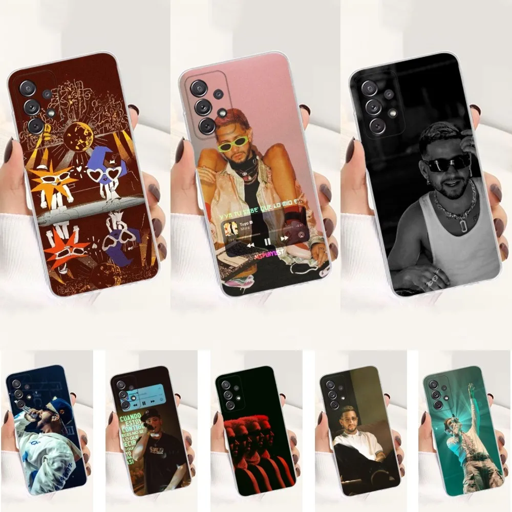 Singer M-Mora E-Estrella Phone Case For Samsung S30,S23,S21,S22,S20,Ultra,FE,Lite, S10,S9,S8,PIus,Transparent, Silicone Case