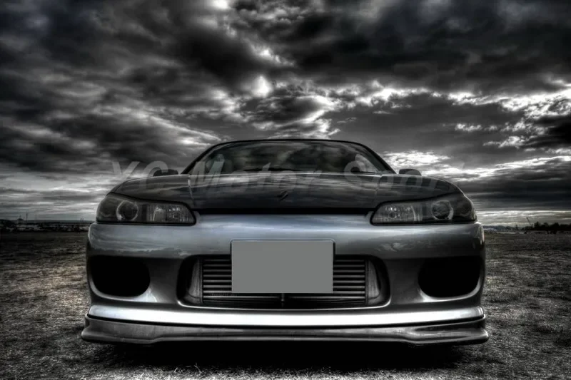 

Car Accessories Carbon Fiber ABF Style Front Diffuser Lip Fit For 1999-2002 S15 Silvia Front Bumper Lower Lip