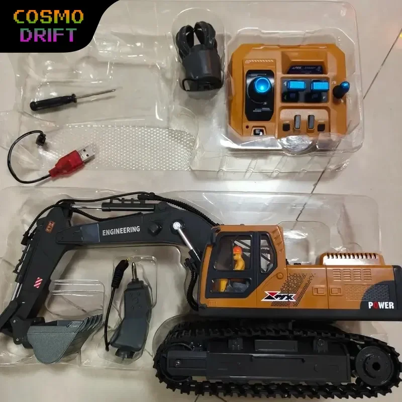 

WenNanfeng Multifunctional Alloy Remote Control Excavator Electric Simulation Rechargeable Powerful Engineering Toy For Adult
