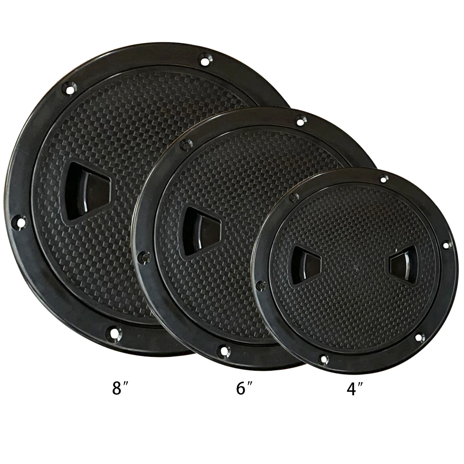 MARINE Circular Non Slip Inspection Hatch -Boat Hatch Deck Plate With Detachable Cover For RV Marine Boat Kayaks Yacht