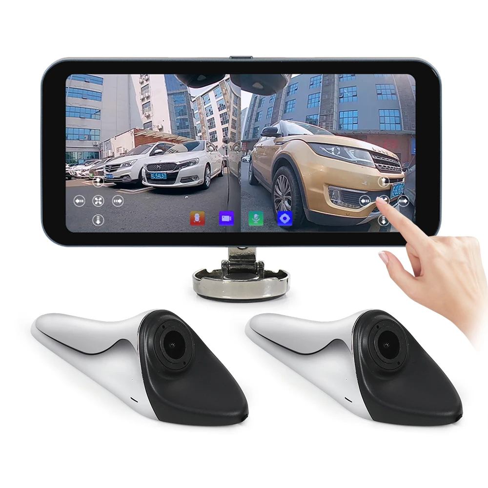 6.25inch Touch Screen IPS Digital Side View AI Function  With 2pcs AHD 1080P Camera