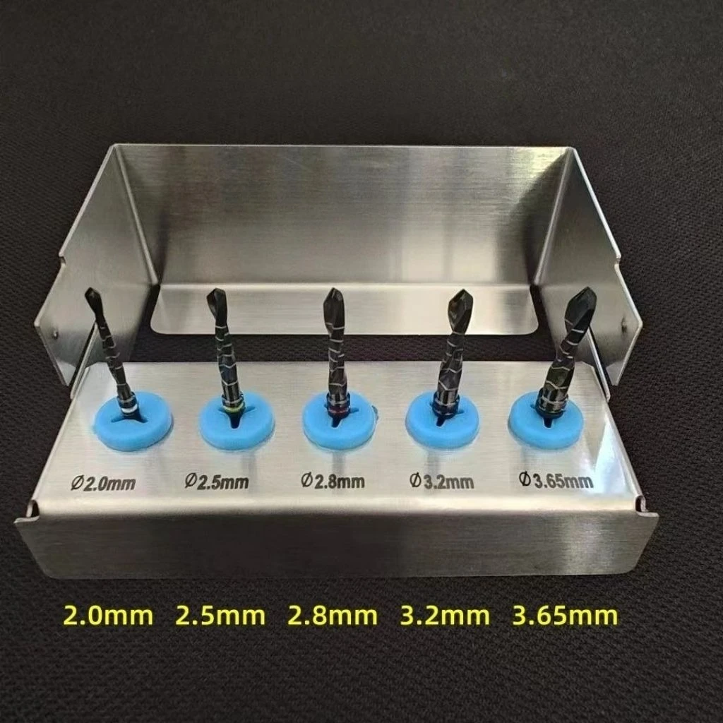 Dental Implant Materials Root Canal Twist Reamer Drilling Drill  Laboratory Equipment Anti-corrosion Coating Wear-resistant Tool