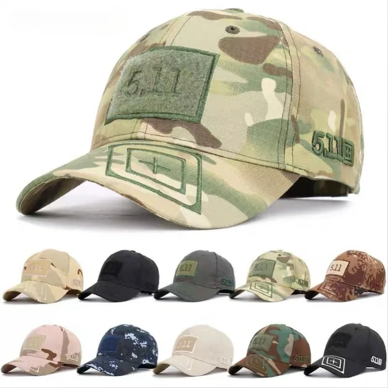 1PC Baseball Caps For Men Cap Outdoor Camouflage Hunting Hiking CS Cotton Snapback Hat Trucker Adjustable Summer Sun Hats