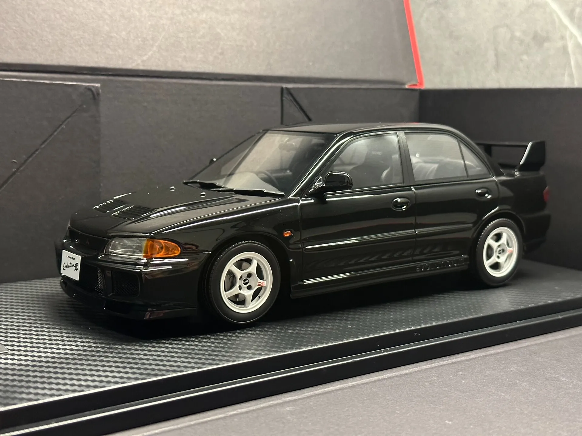 Onemodel 1:18 Evo3 Black JDM Simulation Limited Edition Resin Metal Static Car Model Toy Gift