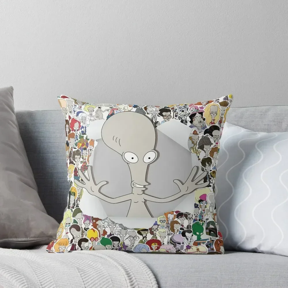 

It's Me Roger! Throw Pillow Elastic Cover For Sofa Plaid Sofa Cushions For Children ornamental pillows pillow