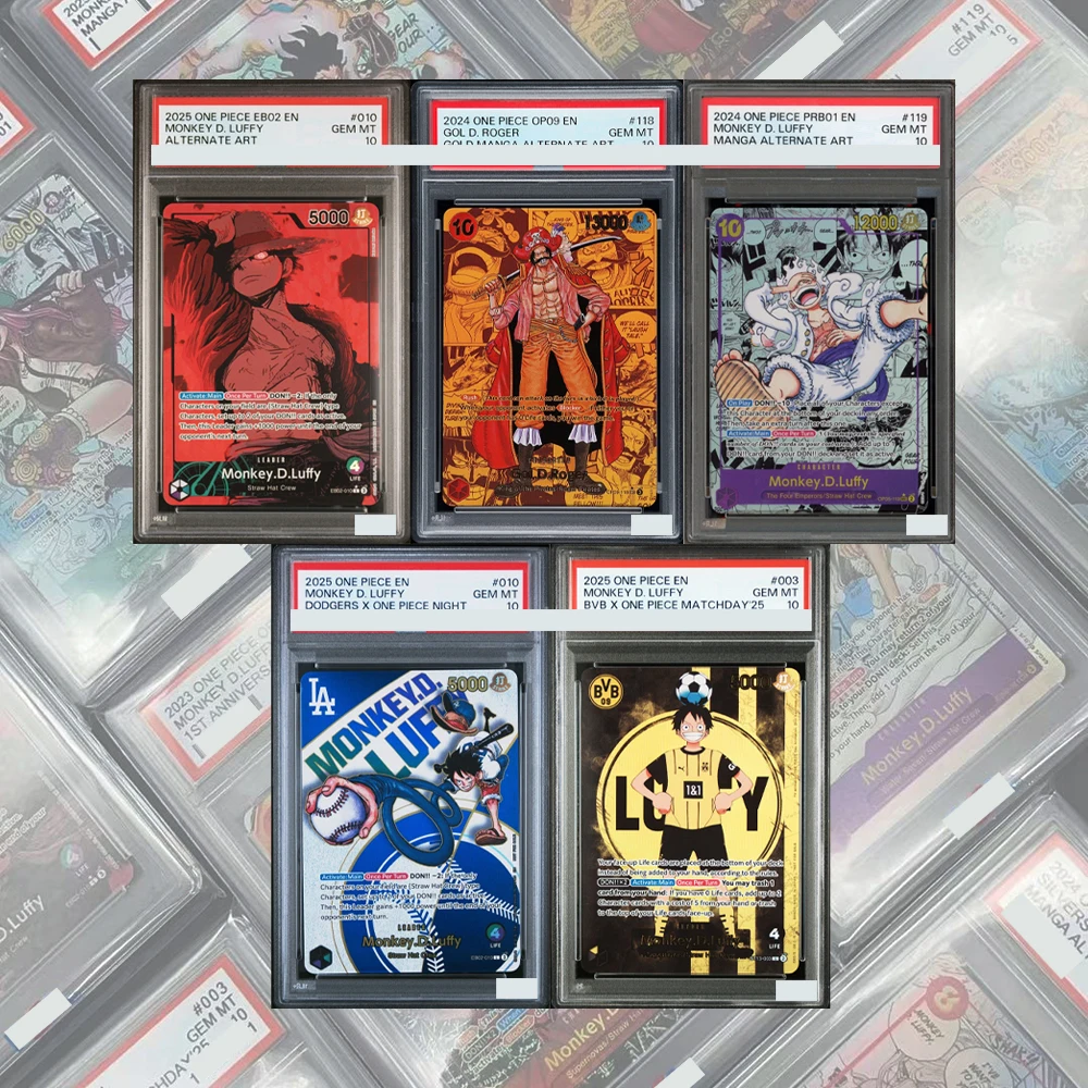 5ª COLECCIÓN DIY PROXY OPCG TARJETA DE COLECCIÓN 2025 EB02 EXTRA BOOSTER ANIME 2 # Tarjeta MT10 con diseño alternativo de Monkey D. Luffy 010