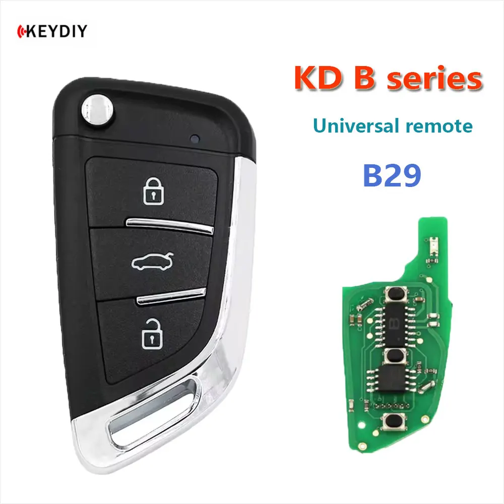 

KEYDIY KD B29 Metal Universal Remote Key for BMW style 3 Buttons B Series Car Remote Key for KD900/KD-X2/KD-MAX Key Programmer