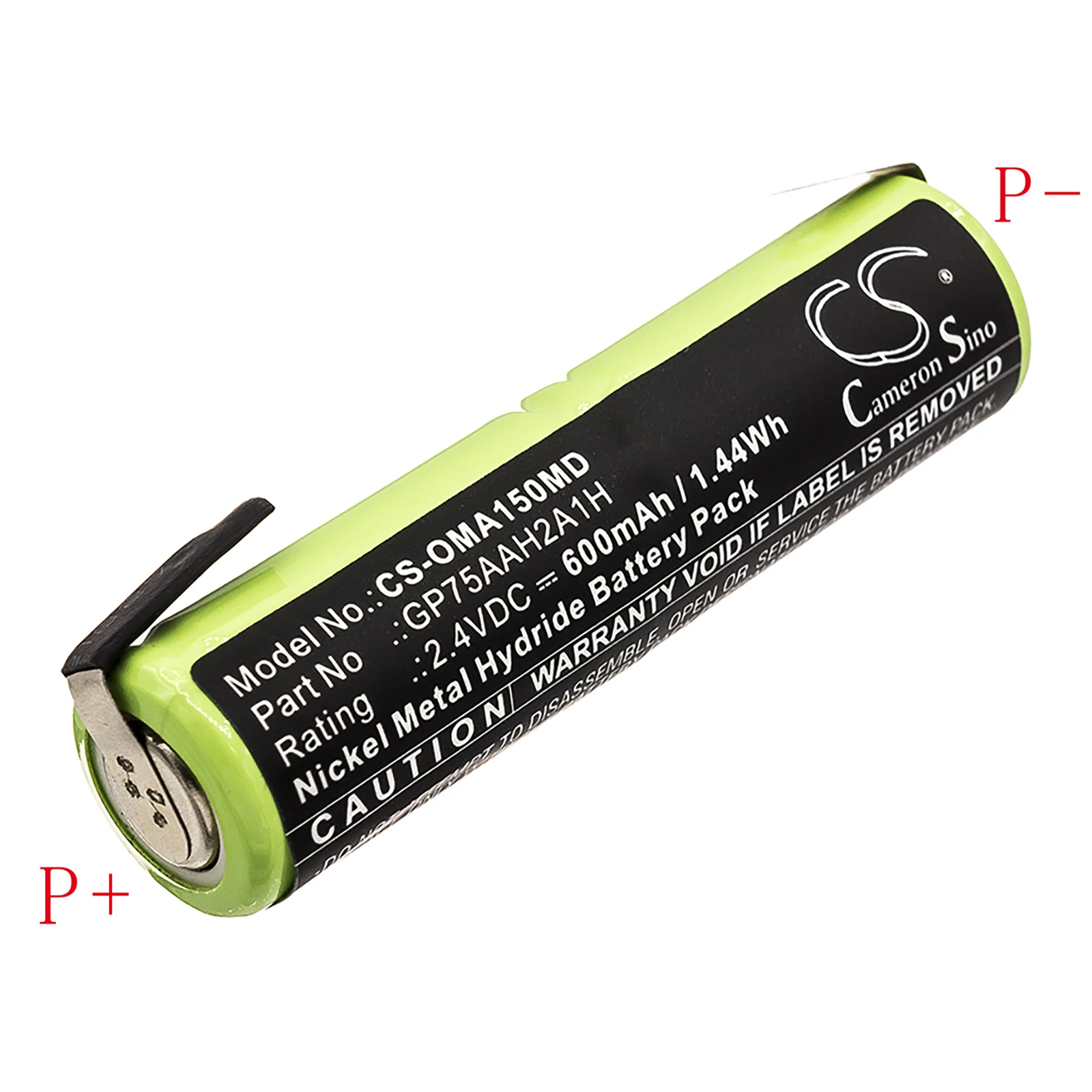 battery Cameron Sino batteries Toothbrush 2.4V 600mAh for Colgate Omron  ProClinical A1500 GP75AAH2A1H CS-OMA150MD