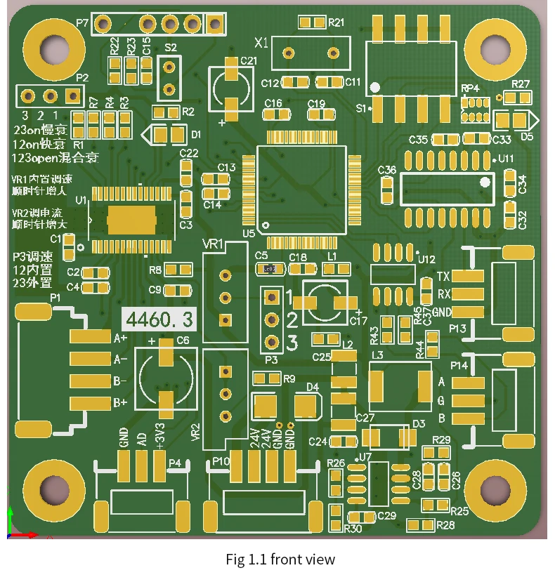 Kamoer 4460.5 Peristaltic Pump Stepper Motor Controller 2-phase Digital Stepper Motor Driver 18-48 VDC Max. 4.2A Driver Board