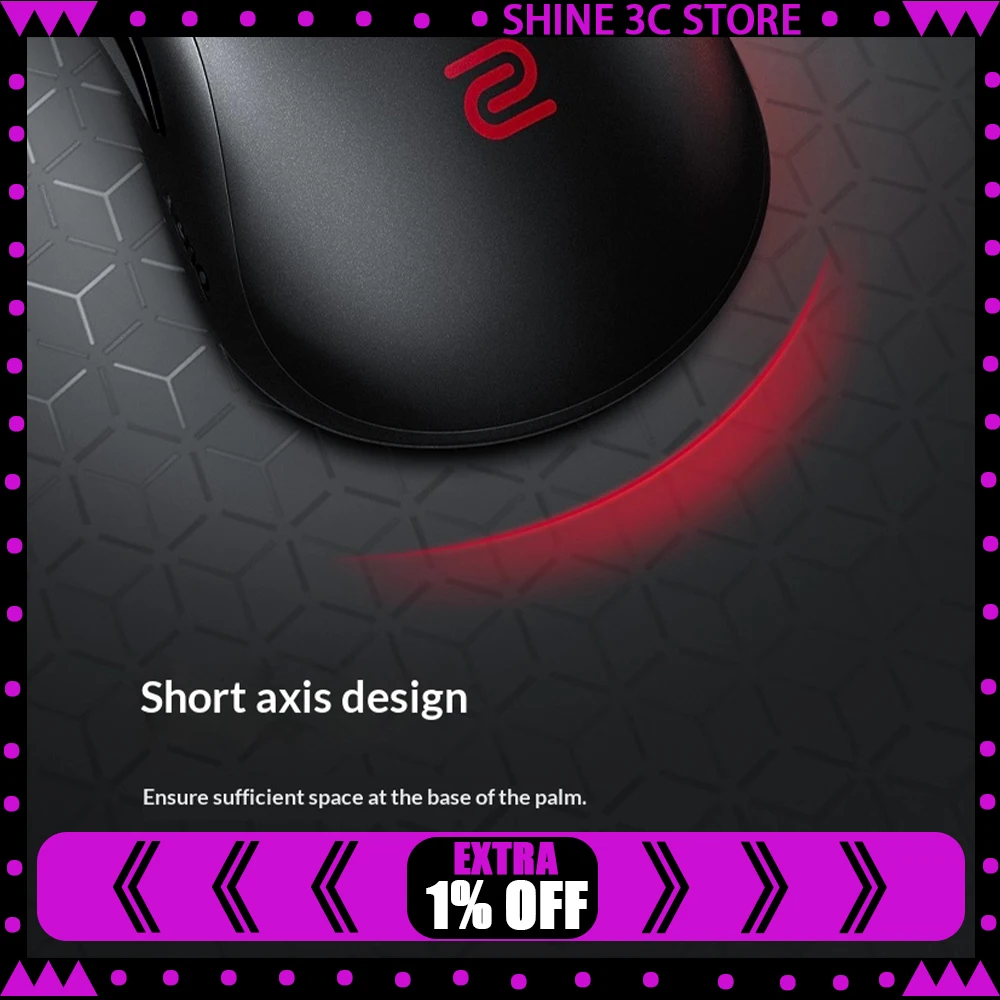 

Игровая мышь ZOWIE S2-DW с частотой опроса 4000 Гц, короткоосевой конструкцией, беспроводная, сенсор 3950, для CS:GO, аксессуары для ПК, подарки