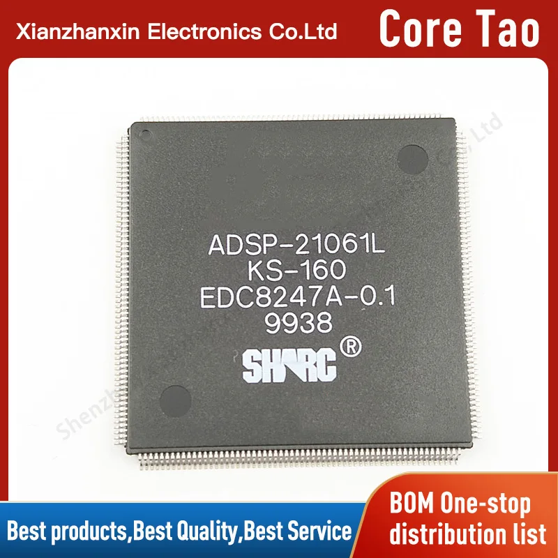 1pcs/lot  ADSP-21061LKS-160 ADSP-21061L QFP-240 Digital signal processor chips in stock