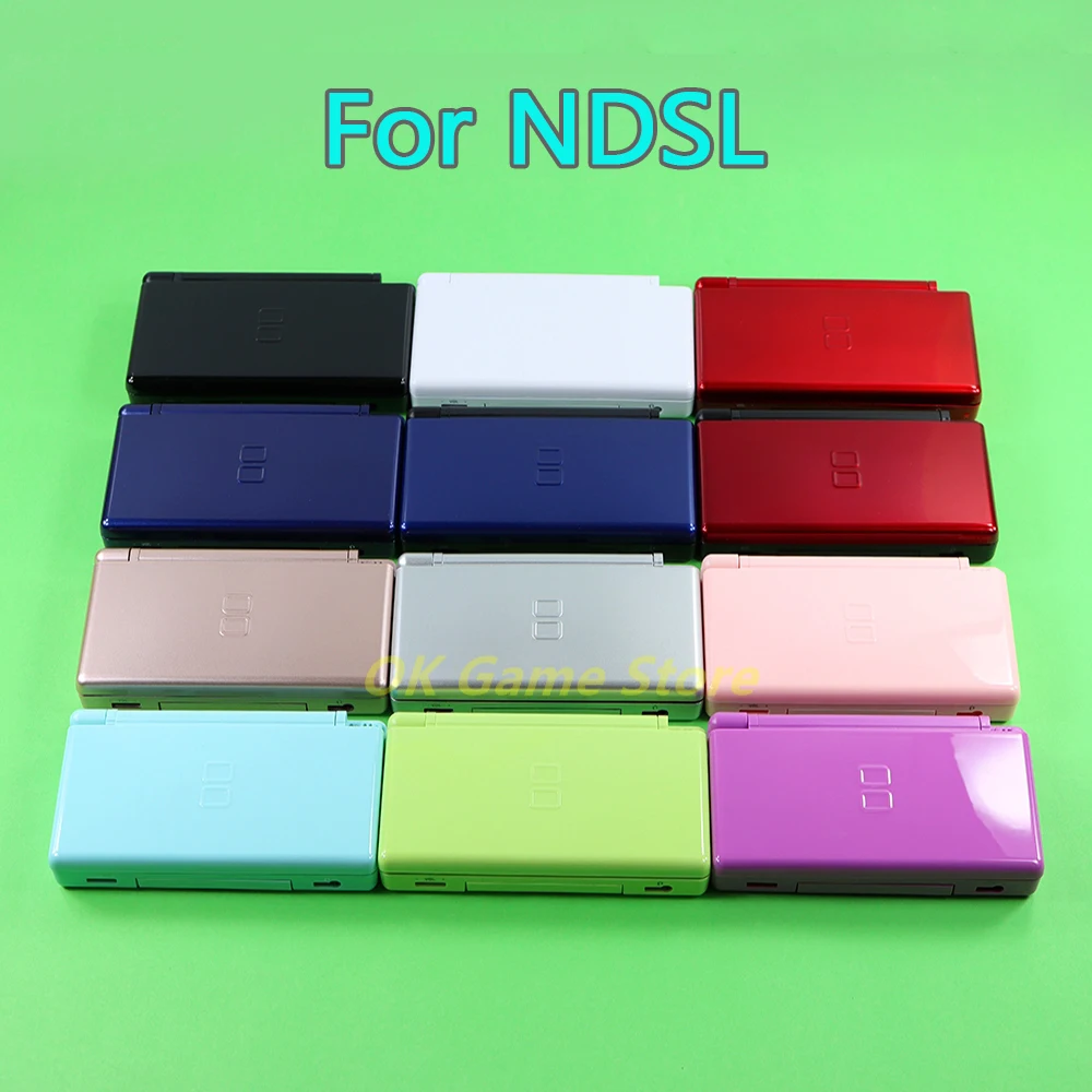 

10sets Replacement Full Housing Shell Cover Case for NDSL Replacement for DS Lite NDSL Game Console Transparent clear shell