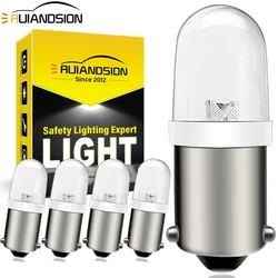 4PCS 6V 12V 24V BA9S T4W H6W BAX9S BAY9S H21W F5 LED Cool White Bulb for Car Door Dome Light Motorcycle Bike Clearance Lamp Tool