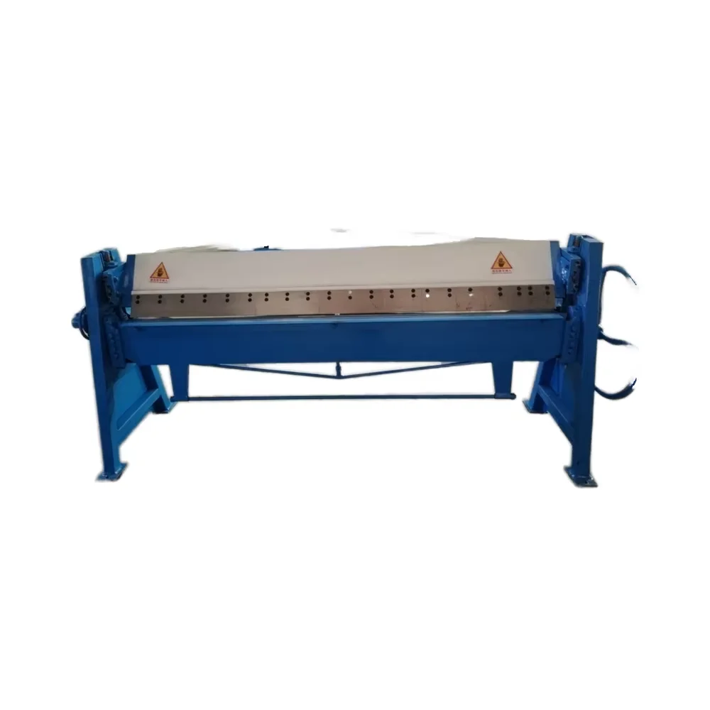 1.5mm Carbon Steel Manual Folding Machine 2000mm Long Stainless Steel Aluminum Plastic 60 Angle 1 Year Warranty New