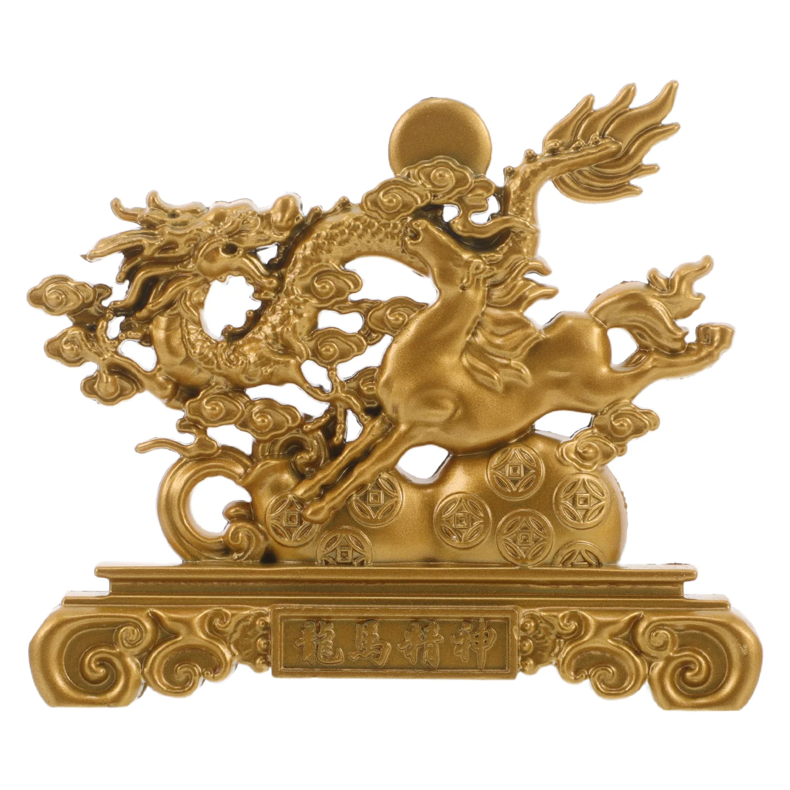 

Feng Shui Horse Statue for Year of The Horse - Elegant Chinese New Year Desktop Ornament - Symbol of Prosperity Luck and