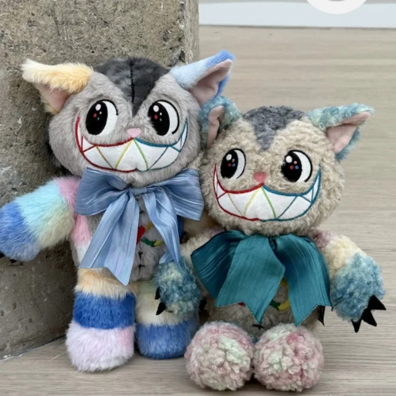 Limited Edition Plushie Dreadfuls Cheshirecat Plush Doll Alice Madness Returnsrainbow Soft Stuffed Animal Home Decor Gifts Toys
