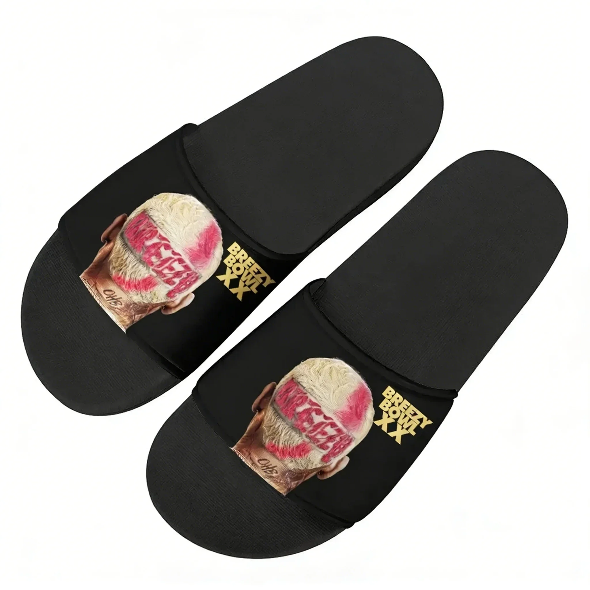 Chris Brown Sandals Home Slippers Water Shoes Men Women Teenagers Sandal Bathroom Beach Pool Custom Made Summer Slipper