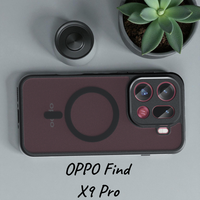 For OPPO Find X9 Pro Case Luxury Skin Feel Transparent Magsafe Magnetic Cover For OPPO Find X 9 X9Pro Shockproof Bumper Funda