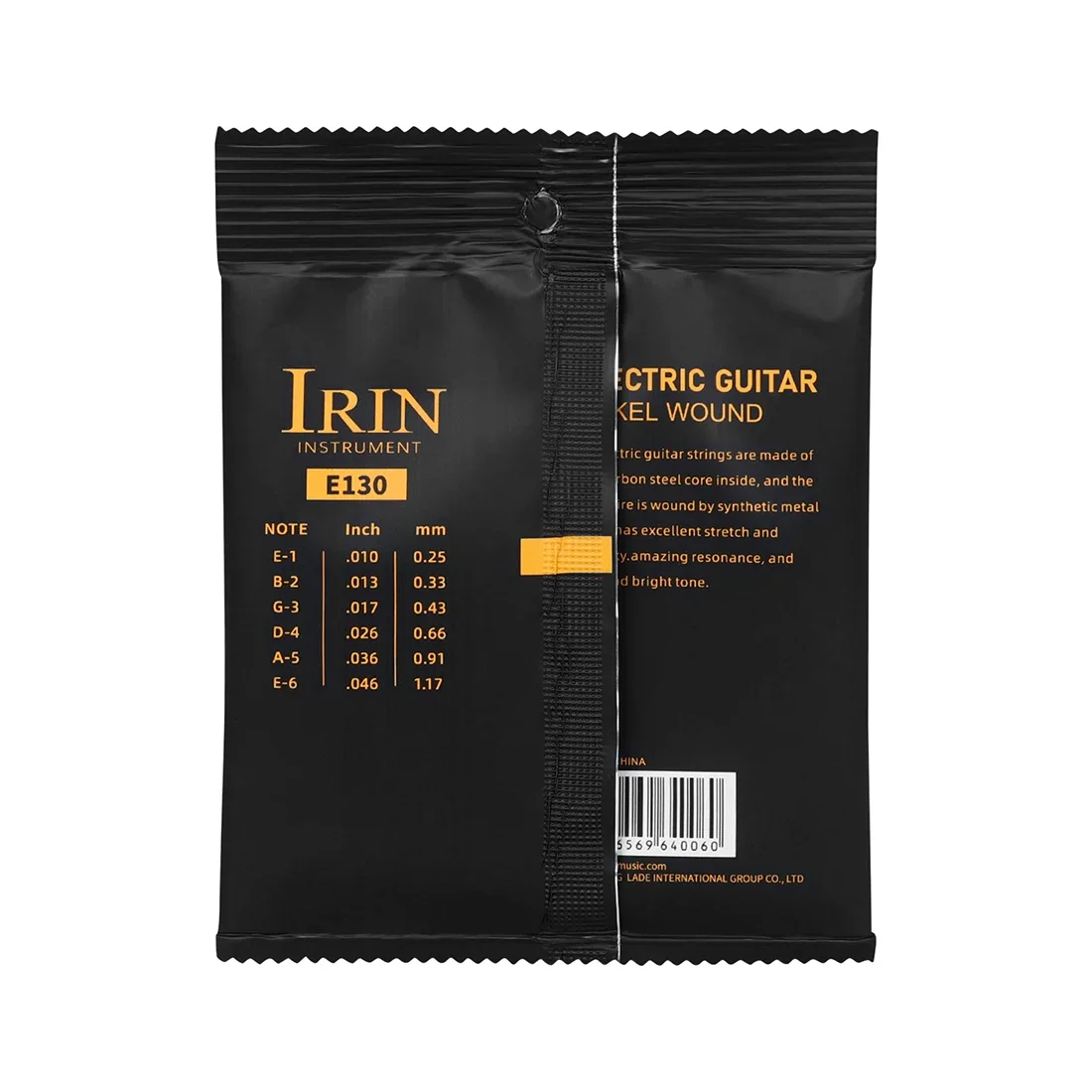 IRIN Electric Guitar Strings E130 Nickel Steel Winding High Carbon Alloy Electric Guitarra Strings Guitar Parts & Accessories