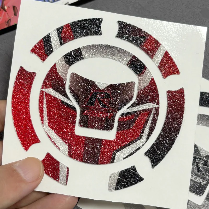 

R CBR CBR650R Matte Gray Red Motorcycle Frosted Style Decorative Sticker Scratch Resistant Fuel Tank Cap Waterproof