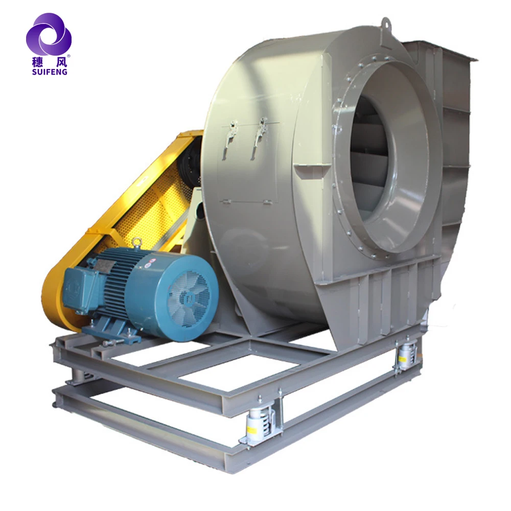 4-72-6c Industrial Centrifugal Fan 380V Electric High Power High Temperature Dust Removal & Ventilation Duct