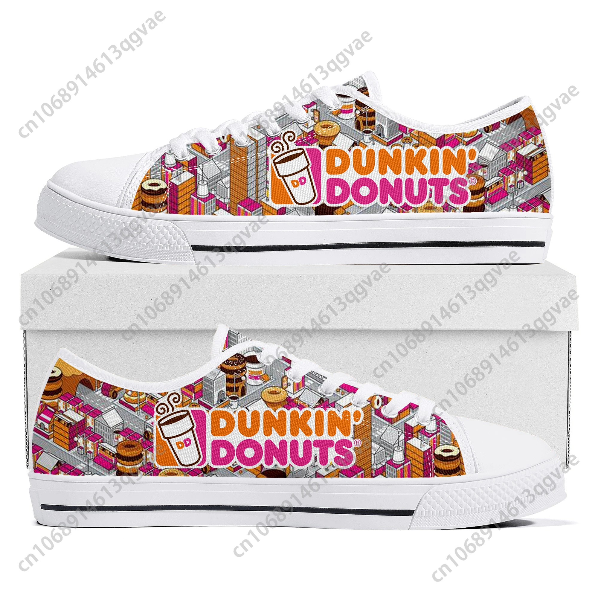 Dunkin' Deez Nuts Drinks Low Top High Quality Sneakers Mens Womens Teenager Tailor-made Shoe Canvas Sneaker Casual Couple Shoes