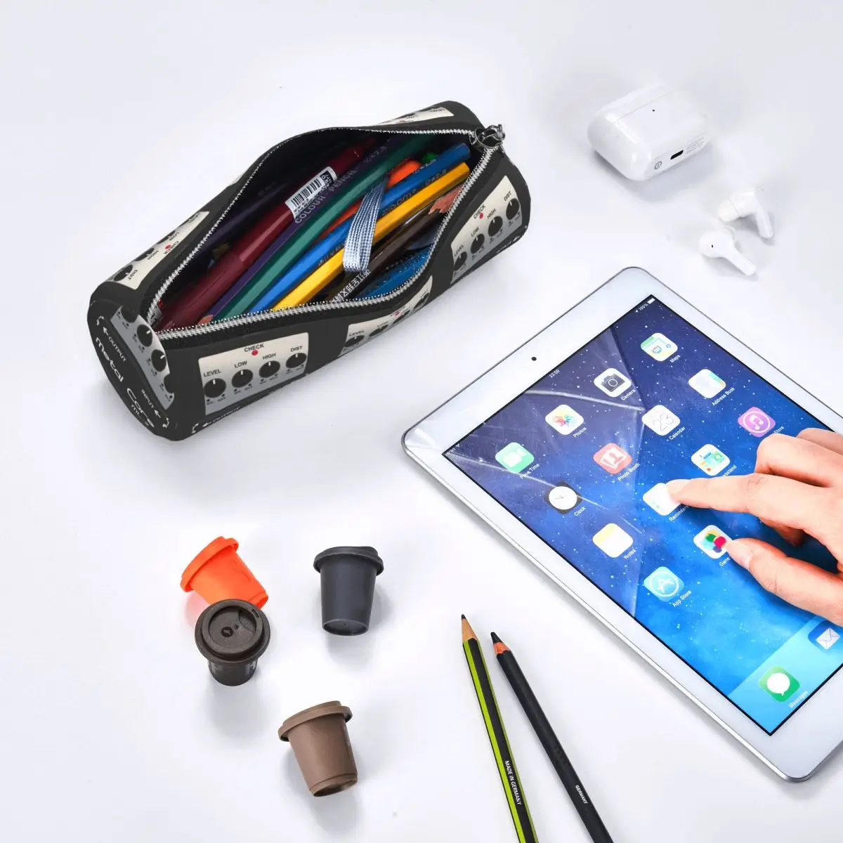 Boss Overdrive Bluesbreaker Guitar Pedal Pencil Case Pencil Pouch Cylinder Pen Box Pencil Bag for Studen Gifts - view 6