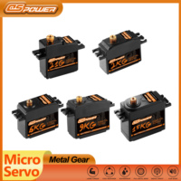 DSpower Waterproof 21g 25g 2kg 6kg 9kg 15KG Metal Gear Micro Servos for 1/8 1/10 1/14 1/16 RC Car Wltoys TRX4 Slash MJX Hyper Go