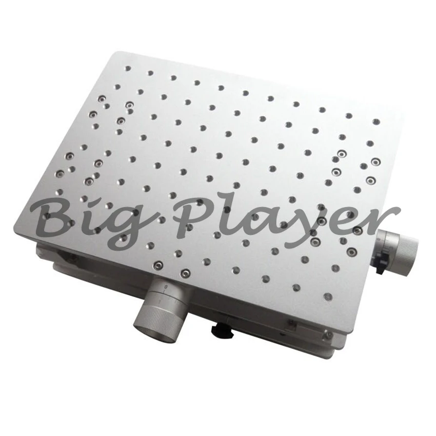 Laser Marking Machine 2D Workbench XY Displacement Table Manual Motion Stage Moving Table XY Slide Table 300x220x100MM