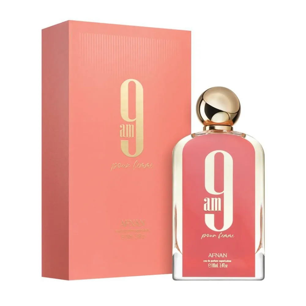 

9am Pour Femme Eau De Parfum 100ml Original Arabic Luxury Perfume for Women Long Lasting Floral Fruity Scent for Best Gift Daily