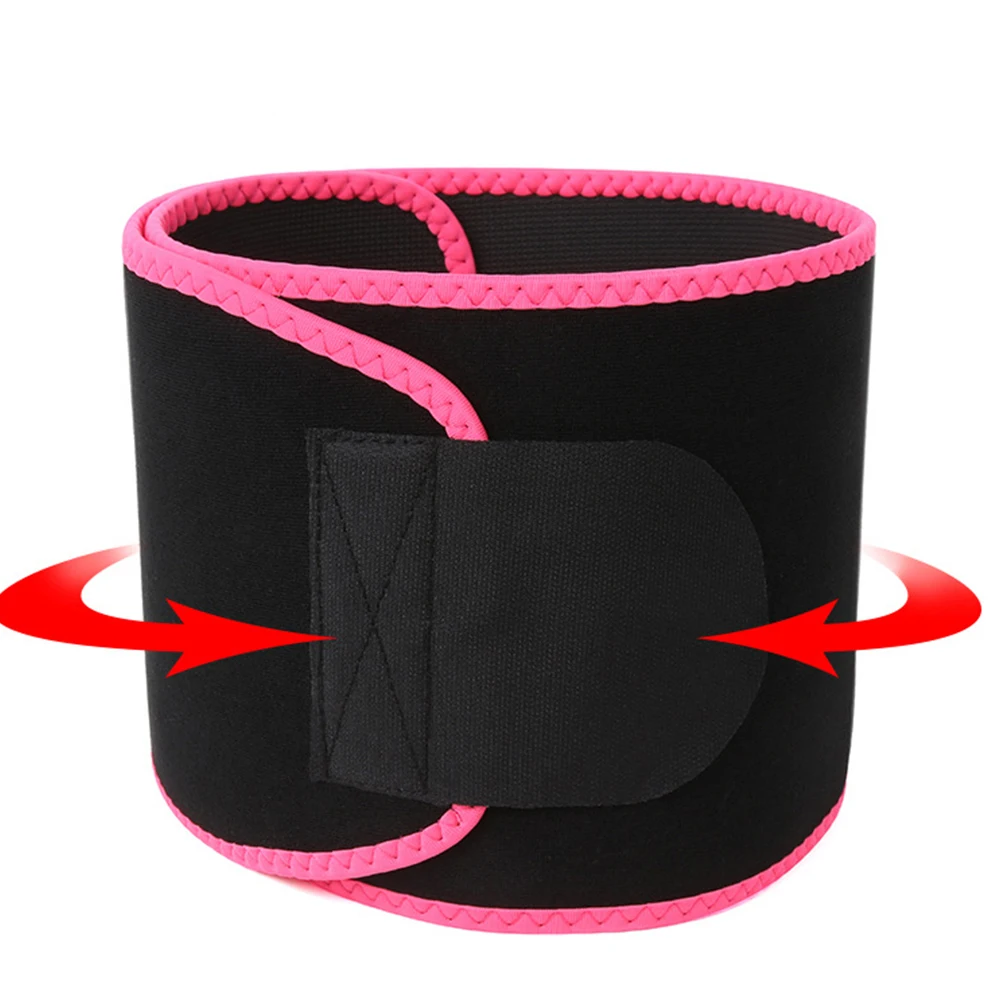

Belly Sport Belt Adjustable Waist Support Back Sweating Lumbar Brace Strap Fitness