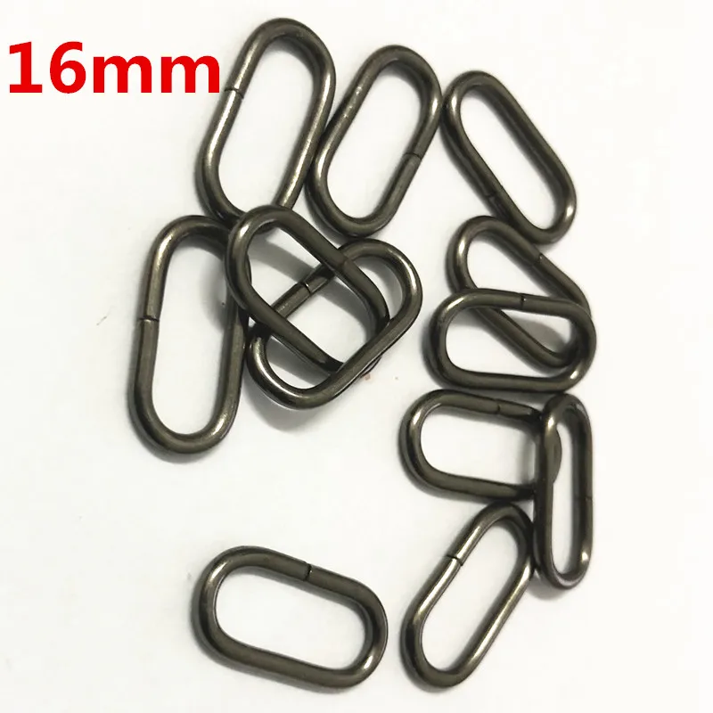 30pcs metal oval ring Watch garment Buckles DIY Accessory sewing 16mm 20mm 25mm 32mm 35mm 38mm 50mm 65mm