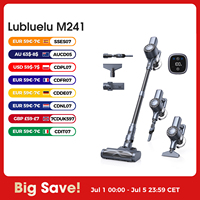 Lubluelu 30000Pa Cordless Vacuum Cleaner Powerful Suction Wireless Vacuum Cleaner Anti-Tangle Vacuum for Hard Floor Pet Hair