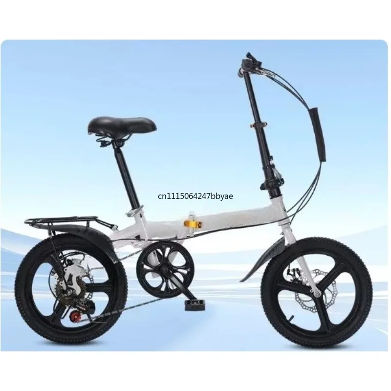 Wholesale folding bicycle 12-20-inch adult gift variable speed student bicycle men's and women's ultra-light small pedal