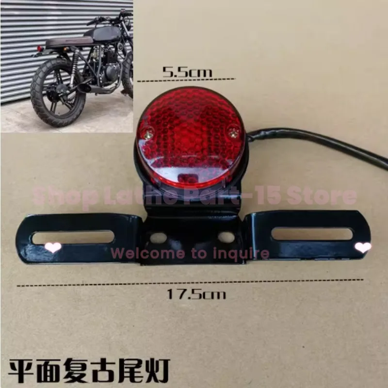 

For CG125/Jialing70/GN Prince Tail Light Flat Tail Light