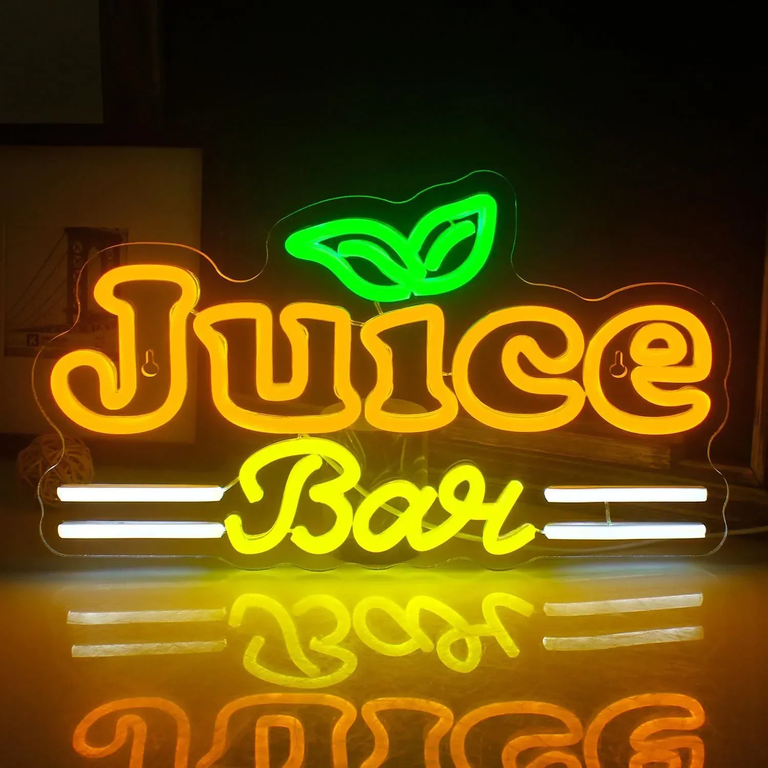 

Juice Bar Neon Sign Acrylic LED Neon Light Sign USB Dimmable for Bedroom Club Hotel Bar Cafe Pub Birthday Party Wall Decor Gift