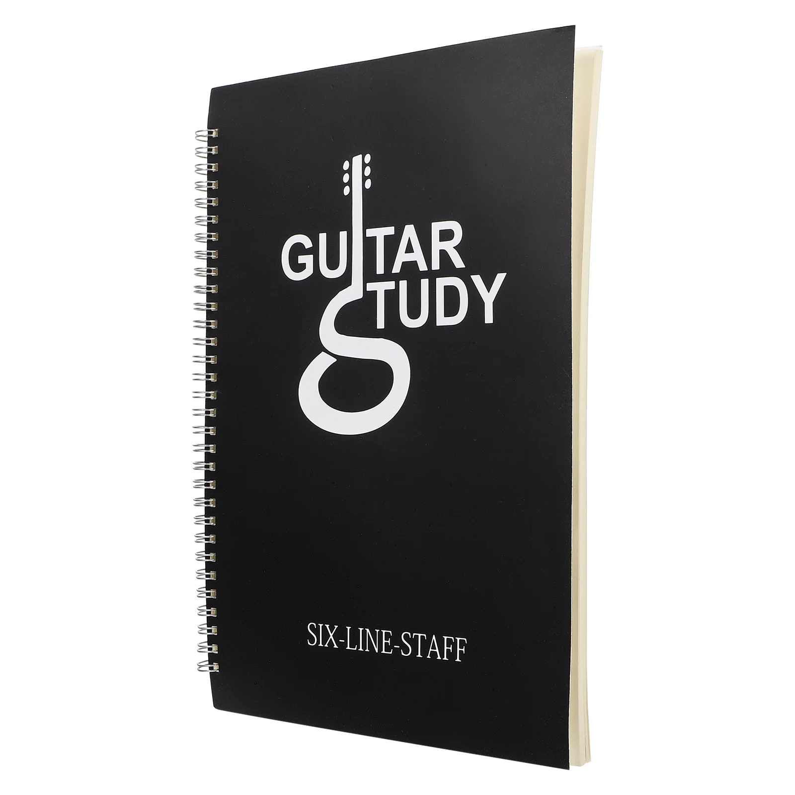 

Guitar Sheet Music Notebook Coil Design Portable Lightweight Six-Line Chord Score Book Guitar Beginner Gift Sheet Music Book