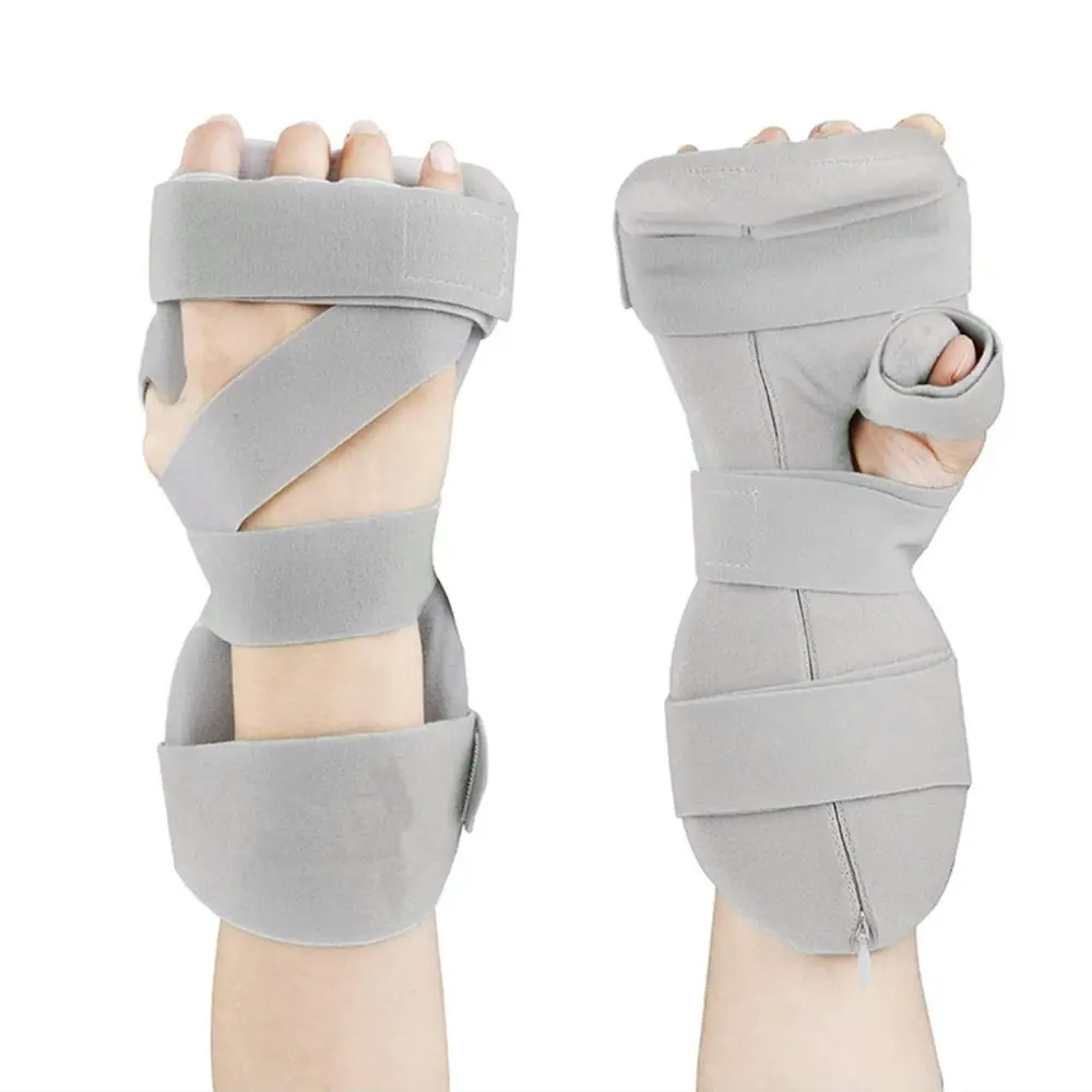 Supporto per tutore per mano traspirante Regolazione multilivello Vestibilità comoda Stecca fissa per mano Supporto per pollice Poggiapolsi Supporto per polso