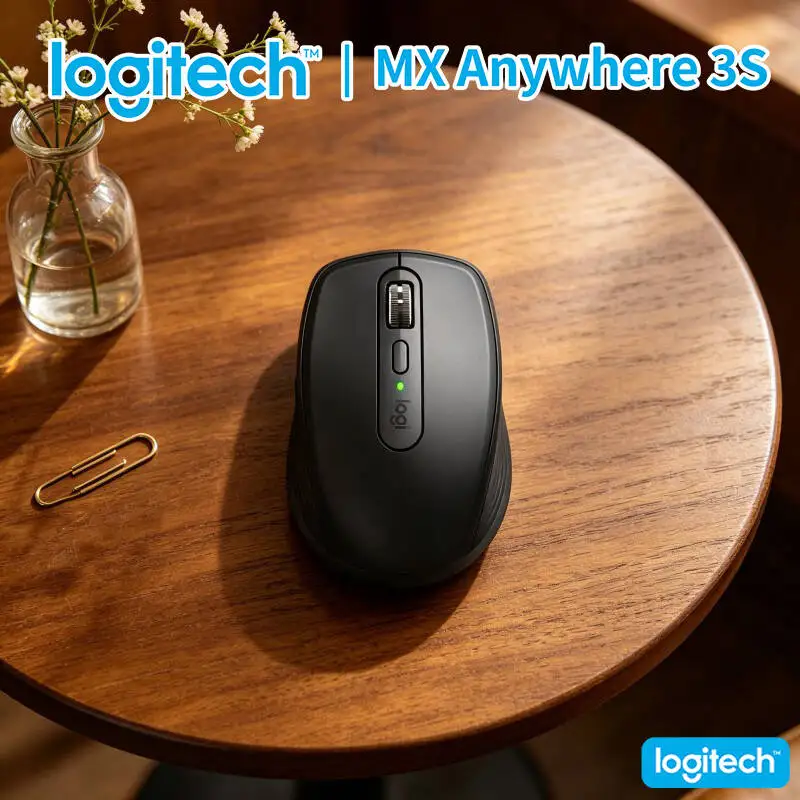 Top-Tier MX Anywhere 3S - 8K DPI Sensor, Multi-Device Sync, Silent Click, Perfect for Classroom Teaching & Staff Office