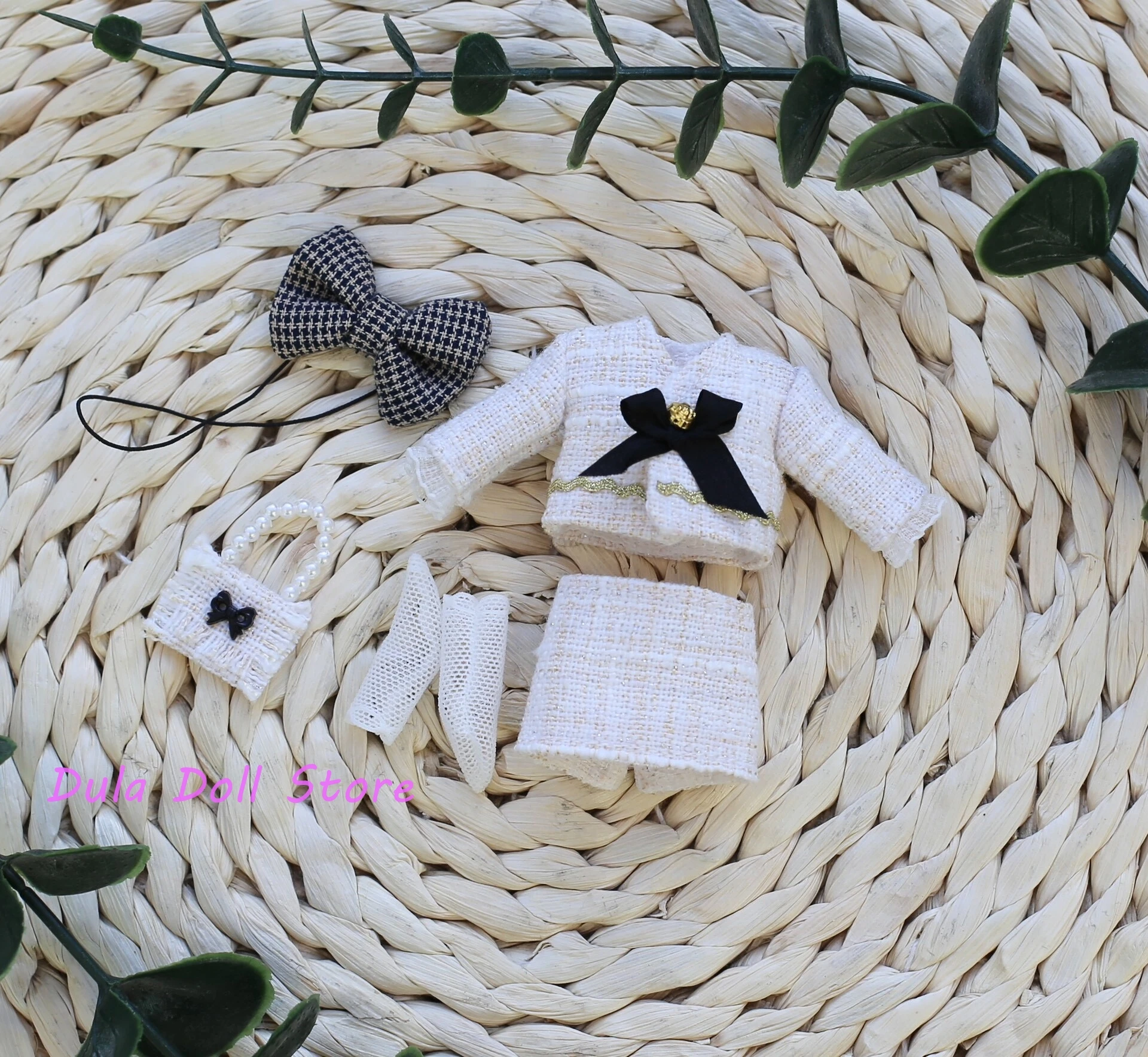 

Комплект белой одежды для куклы Dula 2026, для кукол OB11 и GSC