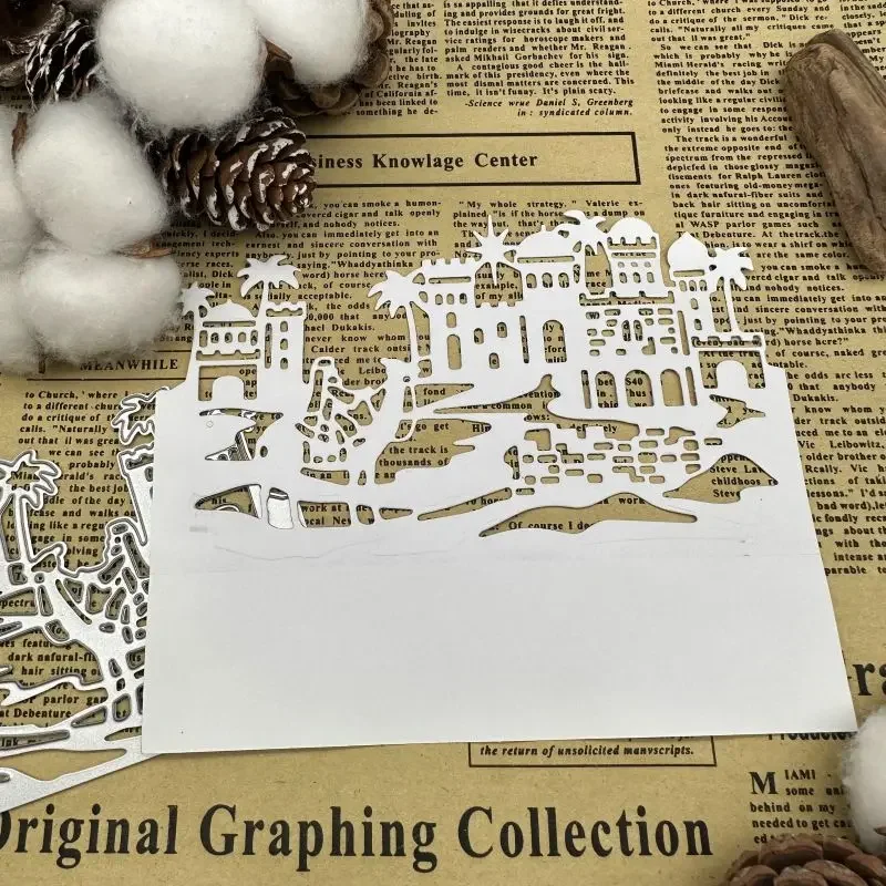 Town of bethlehem frame Metal Cutting Dies DIY Scrapbooking Album Paper Cards Decoration Crafts Embossing Die Cuts Handmade