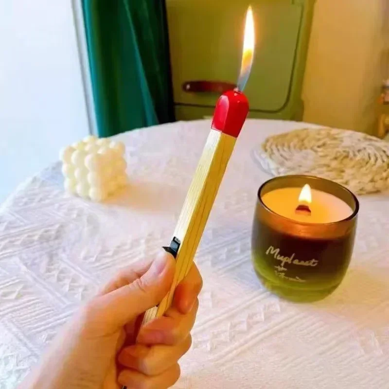 Newest Cigar Igniter Creative Lighter Home Kitchen Gas Ignition Gun Windproof Open Flame Cigarette Lighters & Smoking Accessorie