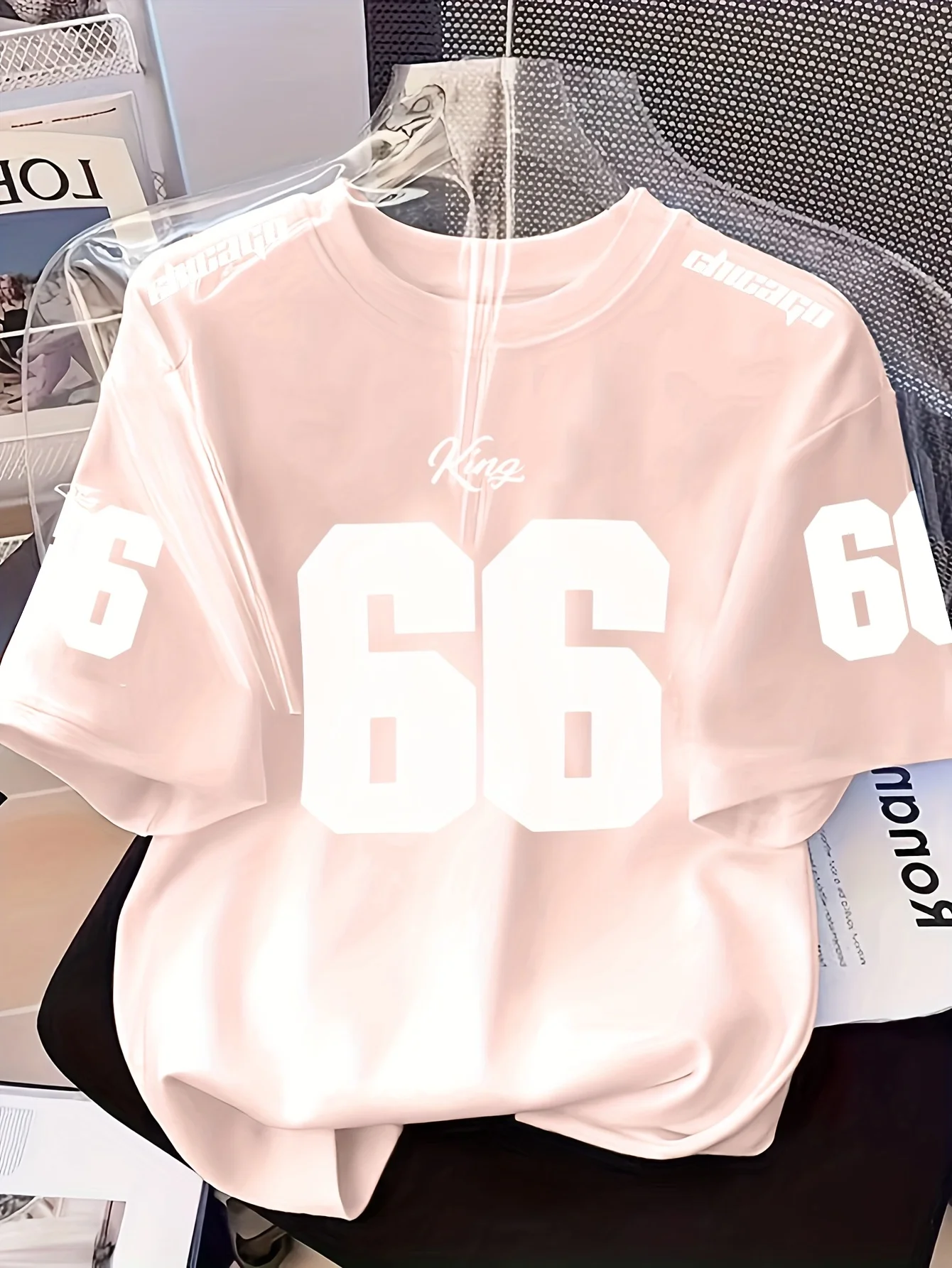 Round neck printed 3D printed digital T-shirt with simple and fashionable short sleeved trendy top for both men and women