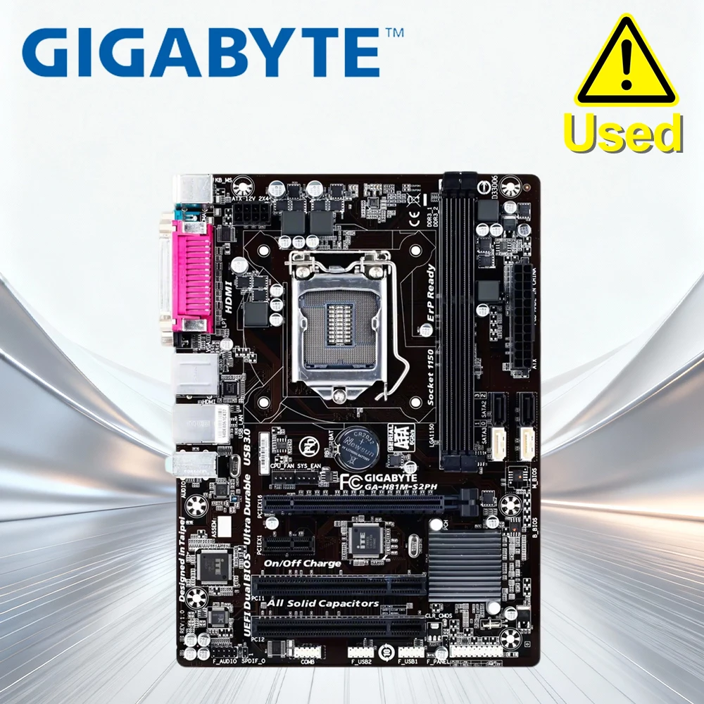 Gigabyte GA-H81M-S2…