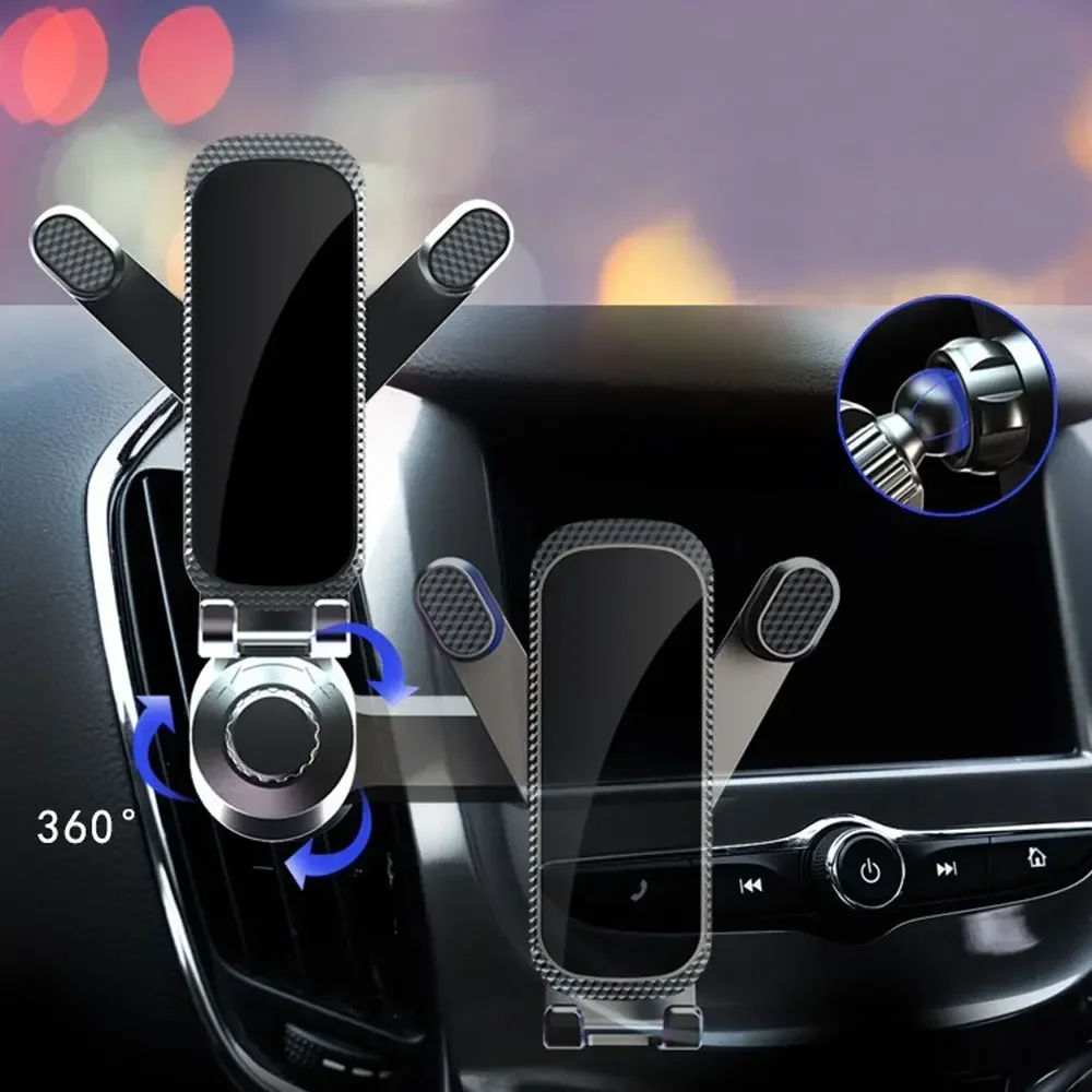 

1Pc Gravity Car Phone Holder Air Vent Hook Phone Mount 360-Degree Rotation Smart Gravity Phone Holder for Car One-Hand Placement