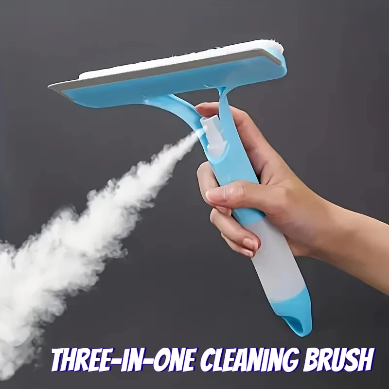 Household Glass Cleaning Artifact Bathroom Mirror Brush Window Wiper Professional Cleaning Tool Bathroom Silicone Scraper