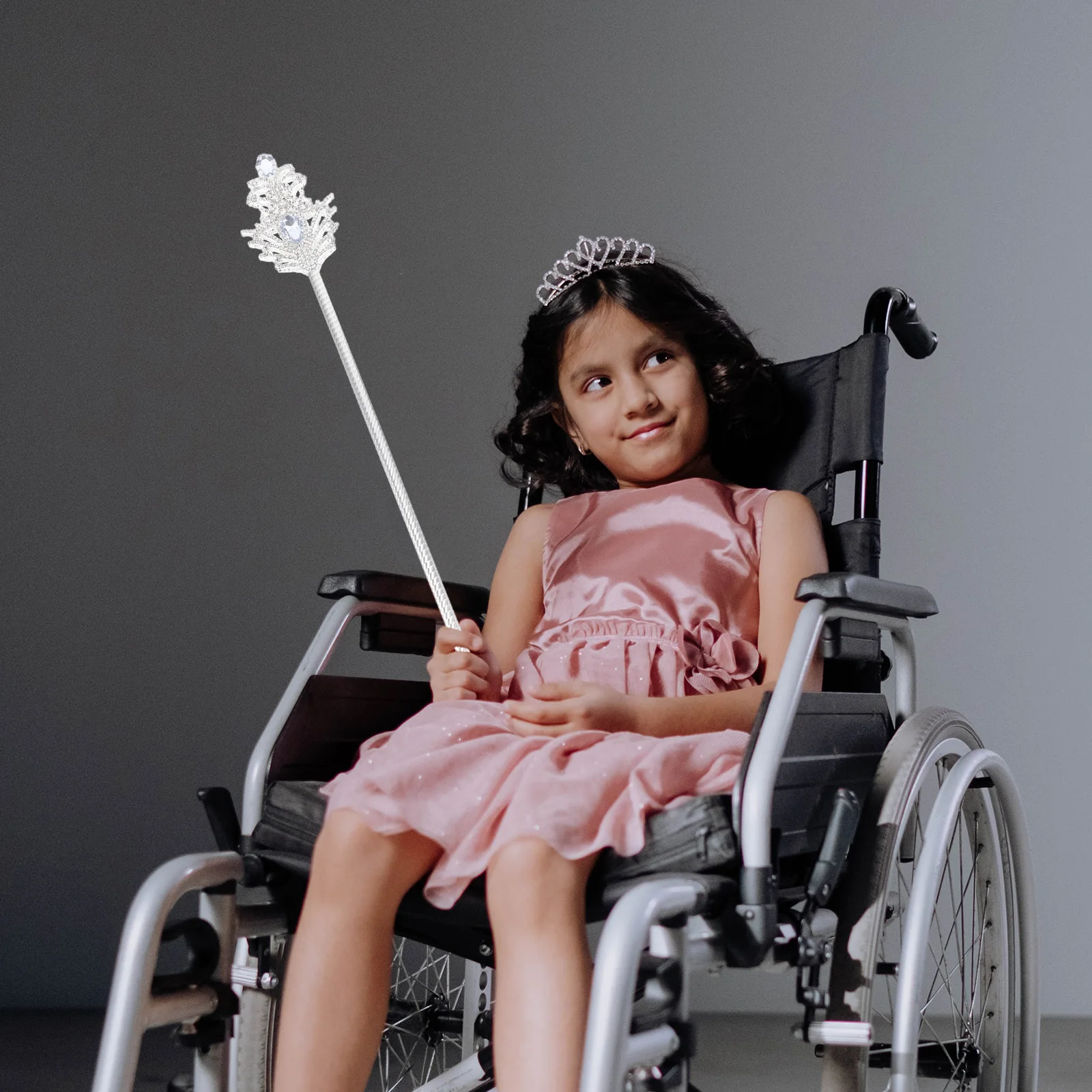 1 pz per ragazze bambini fata bastone festa costume cosplay accessorio glitter angelo bacchetta performance sul palco puntello lucido fata asta