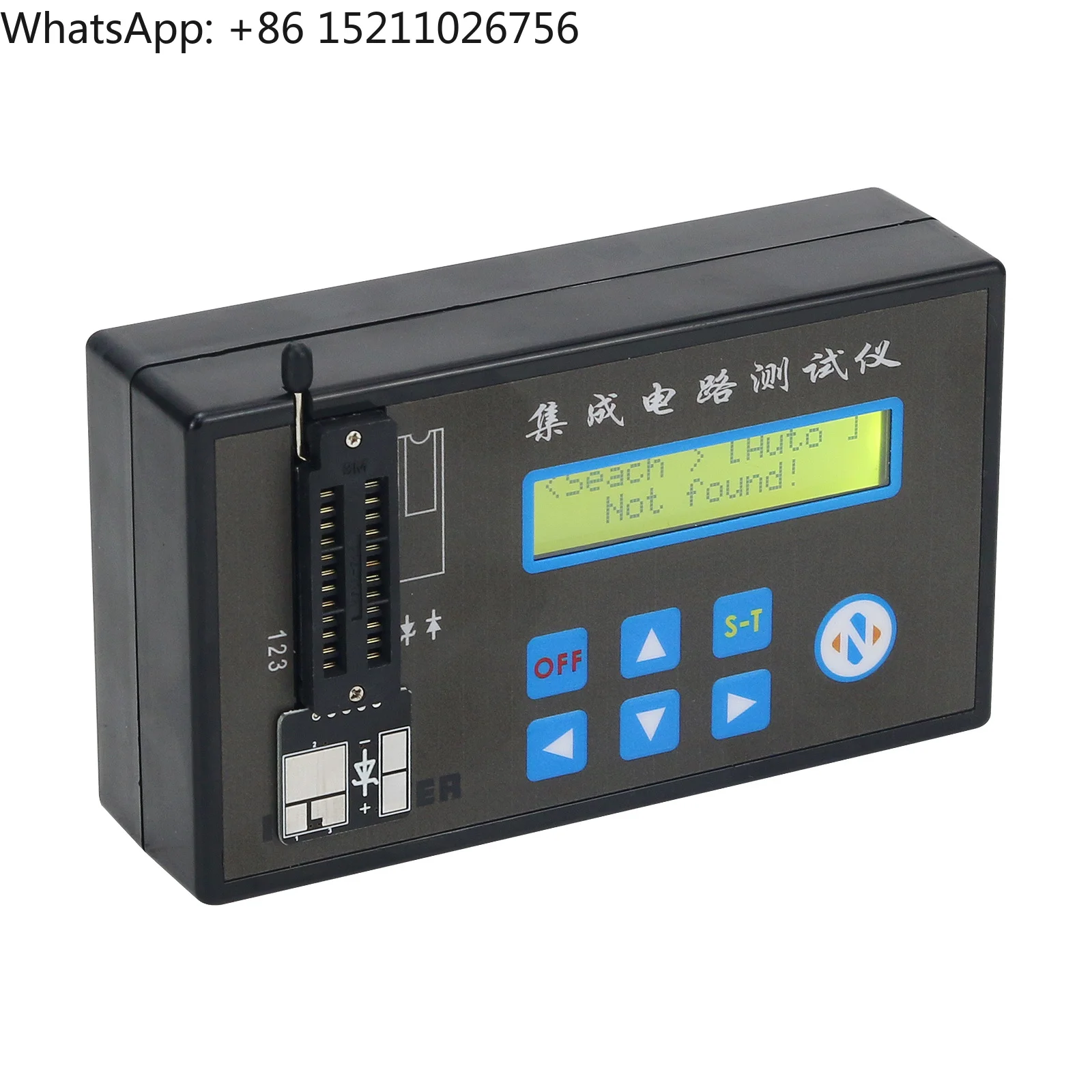 Integrated Circuit Tester Digital IC Tester for Logic Chip Optocoupler Diode Transistor Op Amp