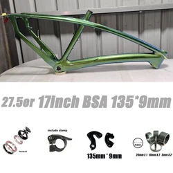 Full Carbon Mountain Bicycle Frameset, 27.5er MTB Frame, Available Size 17Inch, PF30 BSA Bottom Bracket, T1000 Frame Promotion