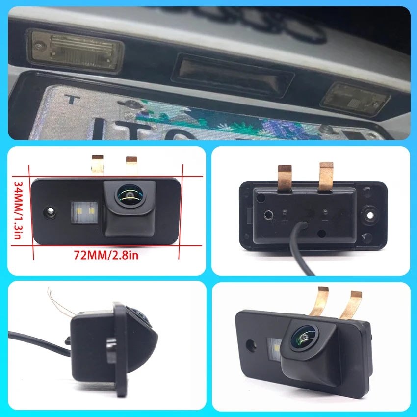 HD CCD 1080P Car Rear Camera For Audi A6 S6 RS6 C6 2005-2009 A6 Avant 1997-2004 A8 S8 D3 4E 2002-2009 A3 S3 8P 2003~2009 A4 B7